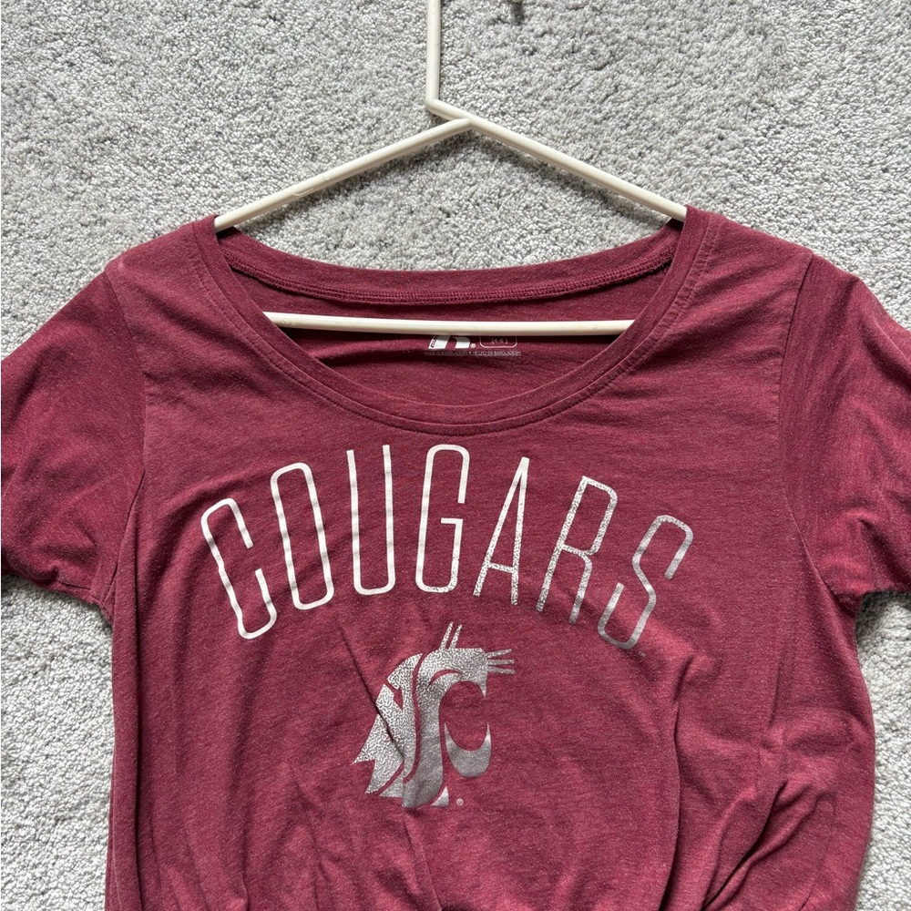 Cougars Women Maroon T-Shirt